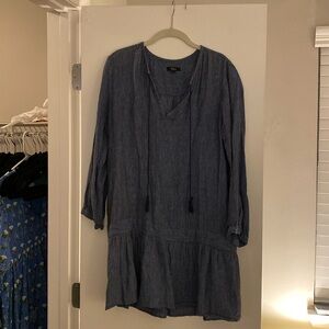 Rails Dress Blue with Stripes and tassels